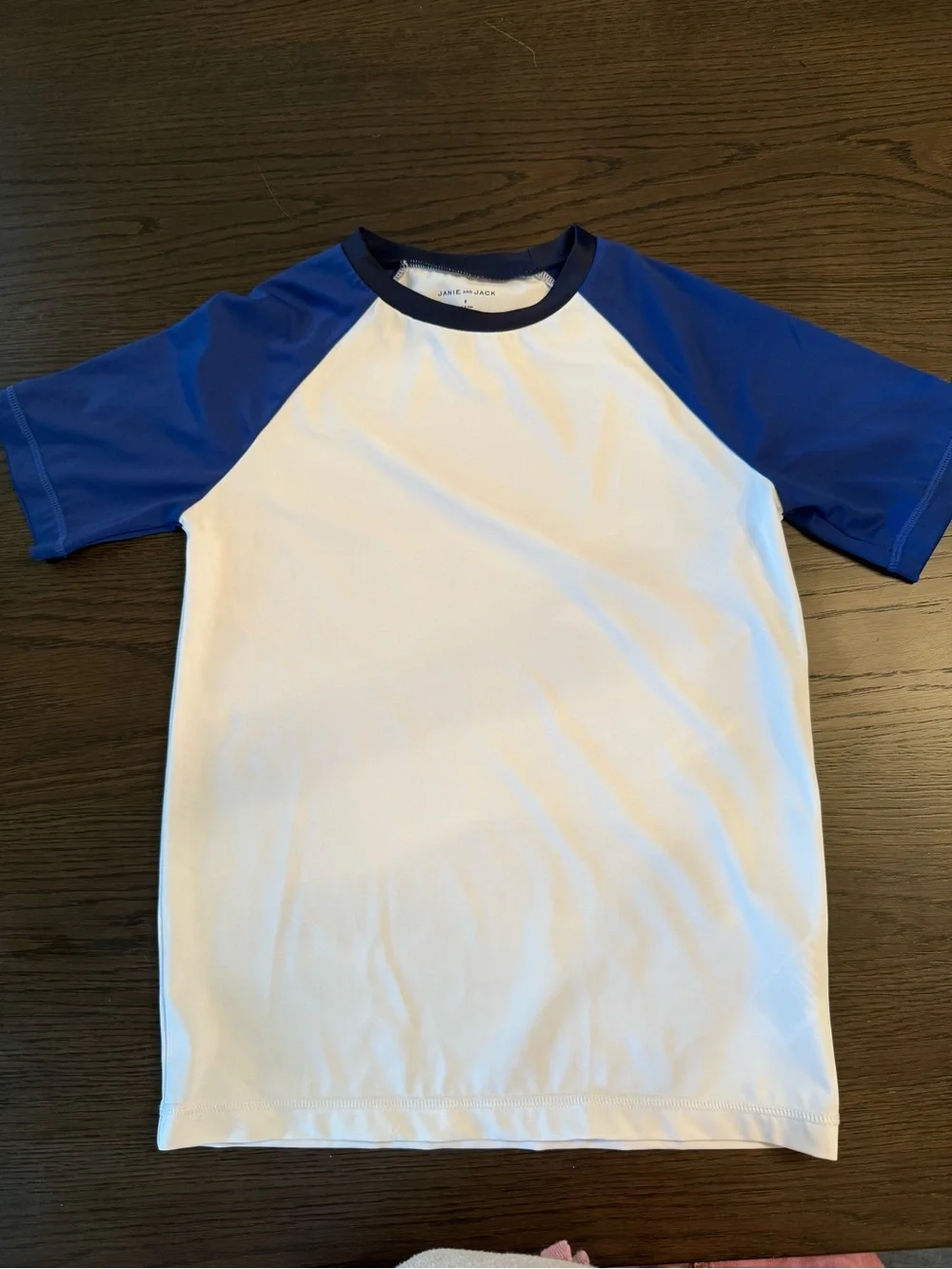 Bundle of 2 Janie and Jack short sleeve rashguards size 8